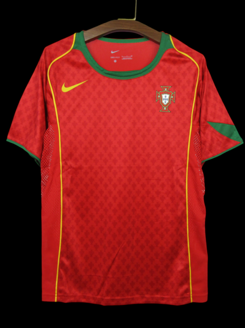 Portugal Maillot Domicile Rétro 2004