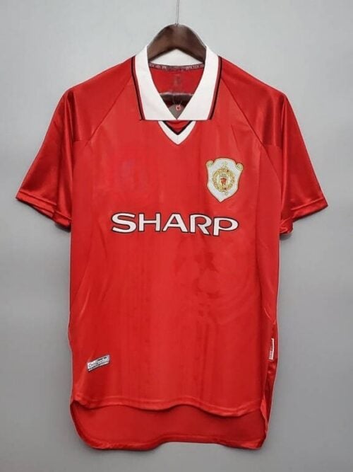 Manchester United Maillot Rétro 1999