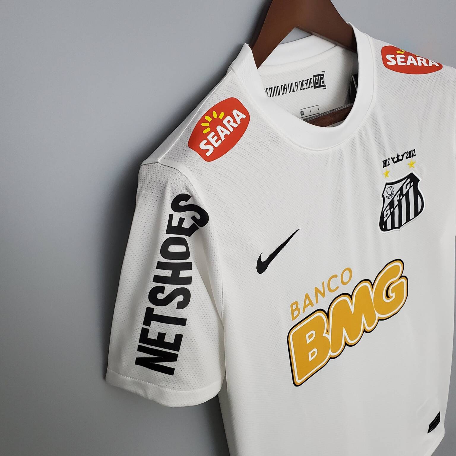 Maillot Santos Domicile 1996/1997 – Réplique Vintage, Manches Longues, Homme