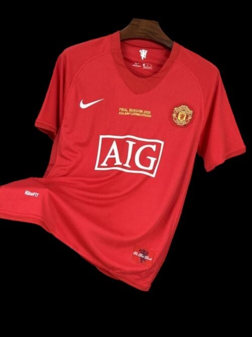 Manchester United Maillot Domicile UCL Rétro 2007/08