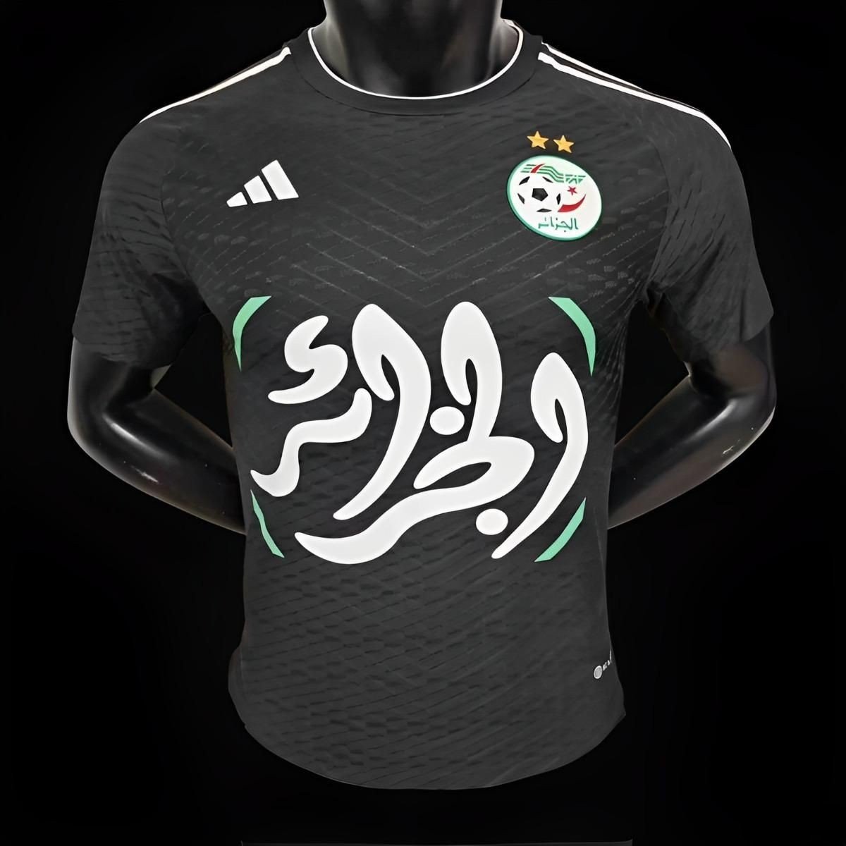 Maillot Algerie/Algeria noir Player Version 2023/24 – Play-foot