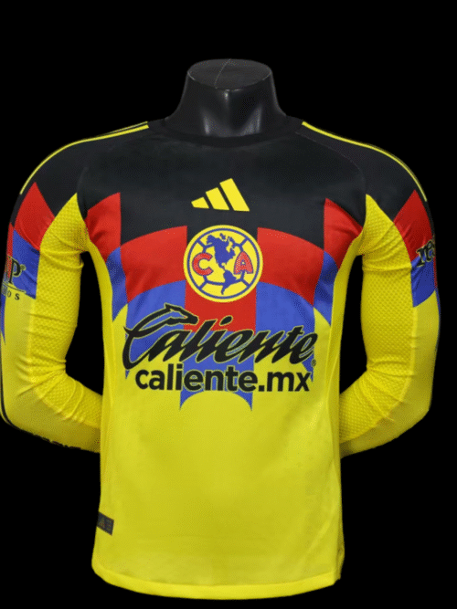 Club America Home Camiseta Manga Larga 25/26 - Versión Jugador