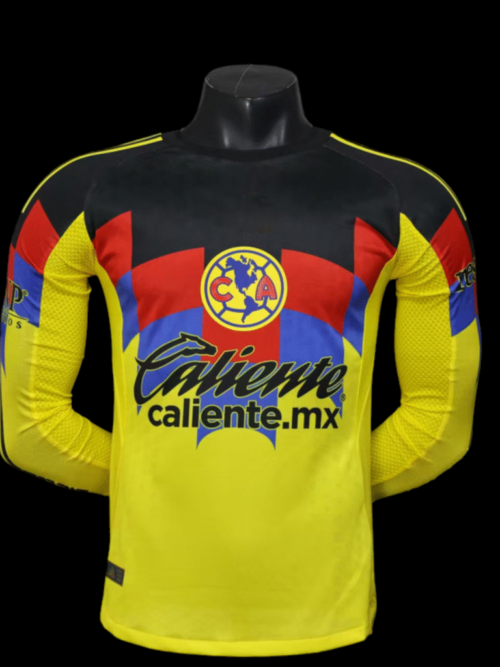 Club America Home Camiseta Manga Larga 25/26 - Versión Jugador