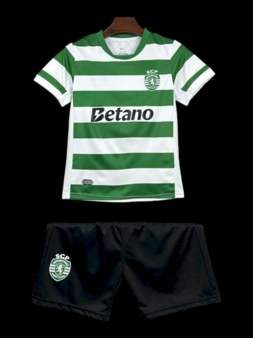 Camiseta local del Sporting Portugal 25/26 - Niño