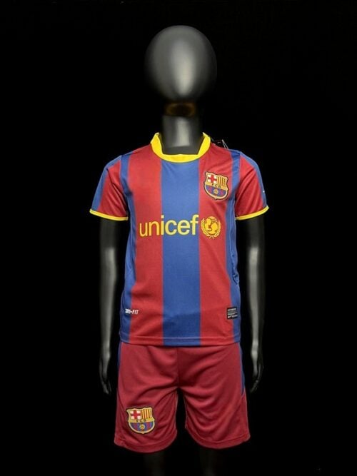 Camisola Retro do Barcelona 10/11 - Criança
