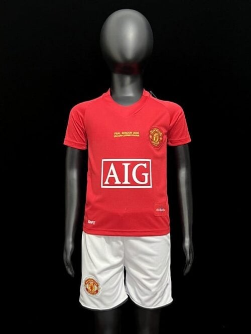 Camiseta retro del Manchester United 07/08 - Niño
