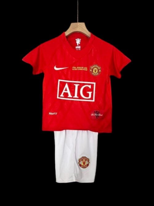 Manchester United Maillot Rétro 07/08 - Enfant