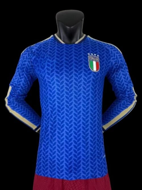 Italy Home Long Sleeve Jersey 26/27 - Player Version