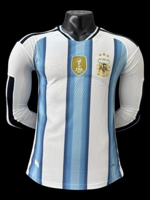 Argentina Home Long Sleeve Jersey 26/27 - Player Version