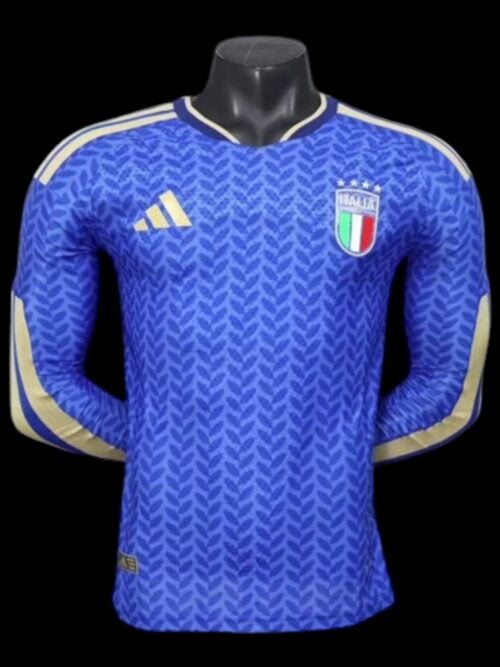 Italie Maillot Domicile Manches Longues 26/27 - Version Player
