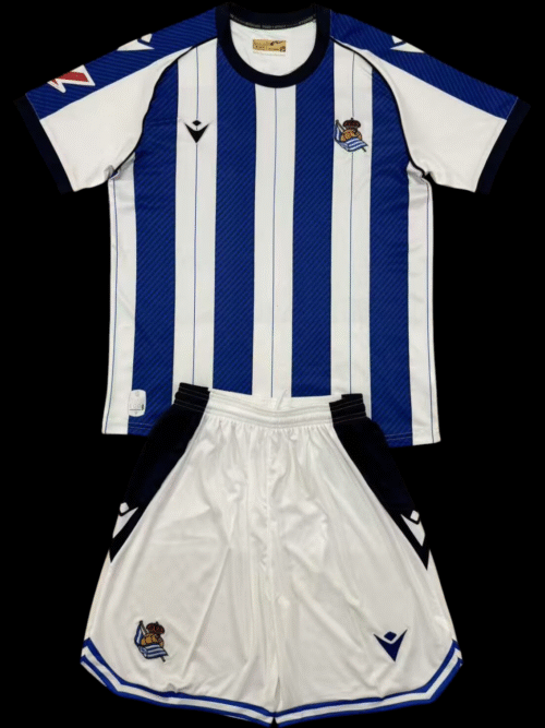 Real Sociedad Maillot Domicile 25/26 - Enfant