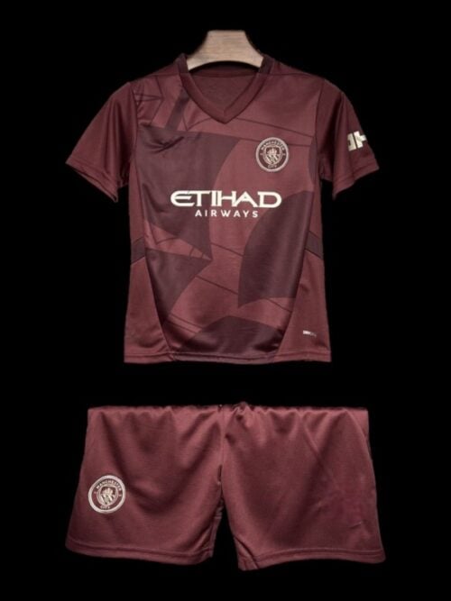 Manchester City Tercera Camiseta 24/25 - Niño