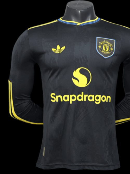 Manchester United Maillot Third 25/26 - Manches Longues Version Player