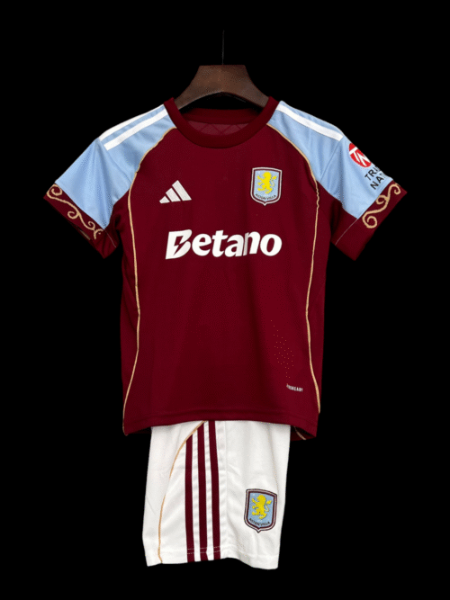 Aston Villa Maillot Domicile 25/26 - Enfant