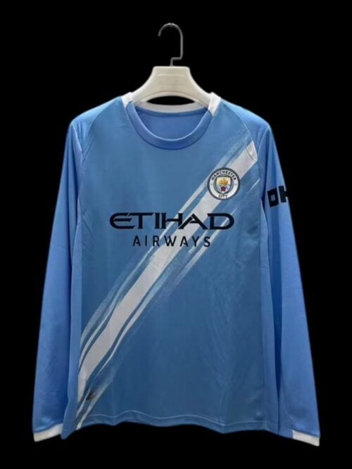 Manchester City Home Jersey 25/26 - Long Sleeve