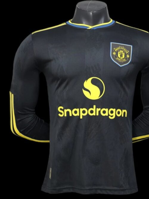 Manchester United Maillot Tercera 25/26 - Mangas Largas Versión Jugador