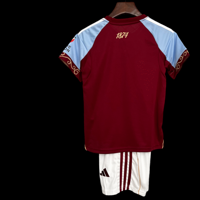Aston Villa Maillot Domicile 25/26 - Enfant – Image 2