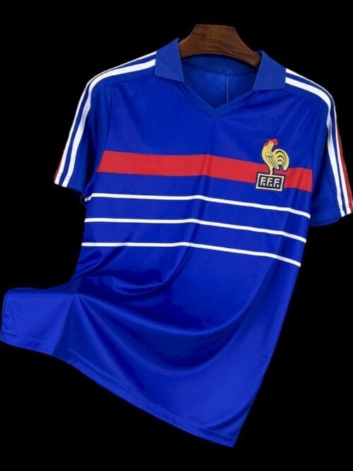 Francia Maillot Domicile Rétro 1984