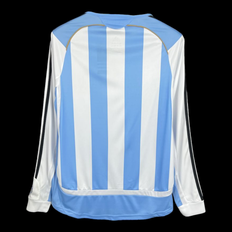 Argentine Maillot Domicile Rétro Manches Longues 2006/2007 – Image 2