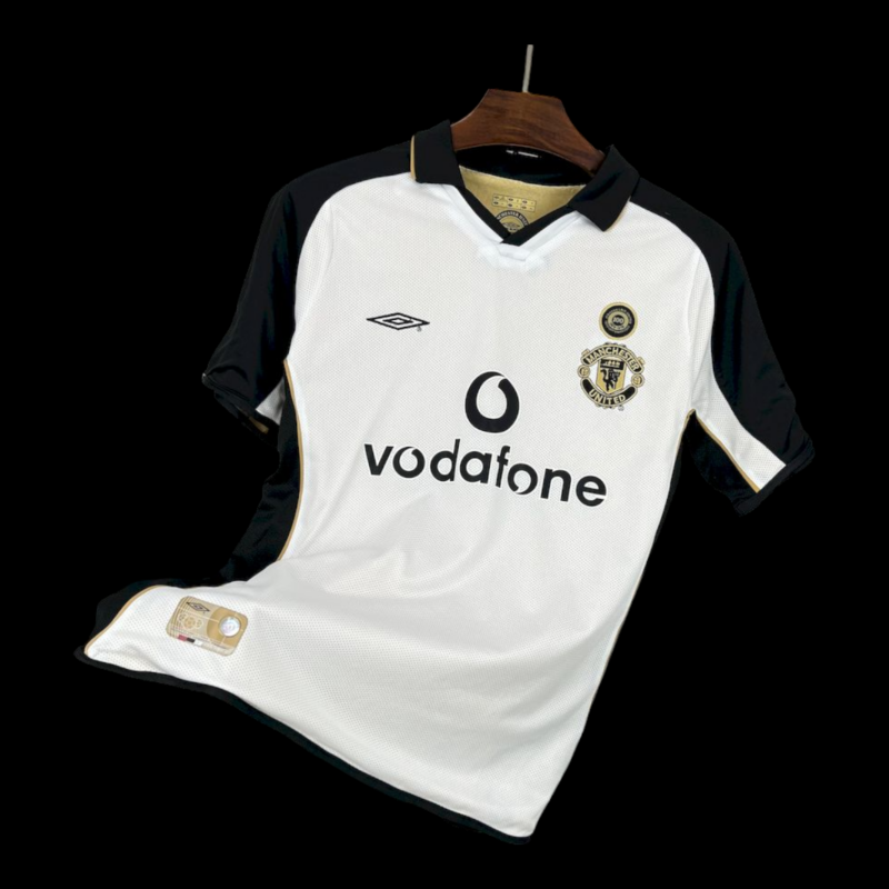 Manchester United Maillot Rétro 2001/2002