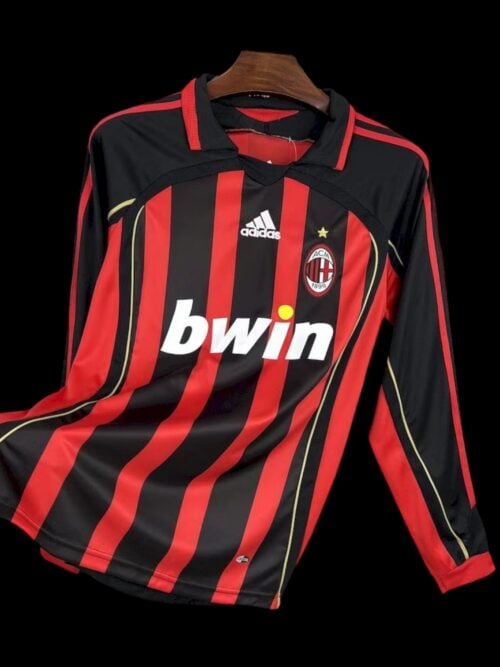 Milan AC jersey de casa retro de manga larga 2006/2007