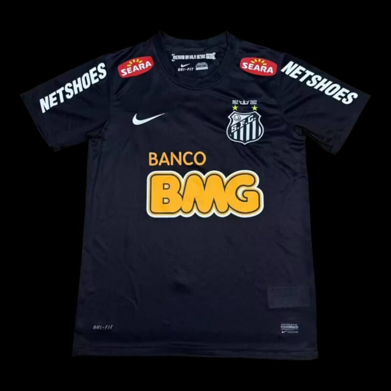 Santos Maillot Rétro Noir 11/12