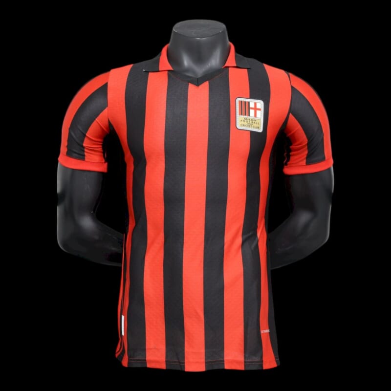 Milan AC Maillot 125th Anniversary Edition Retro Rouge - Version Player