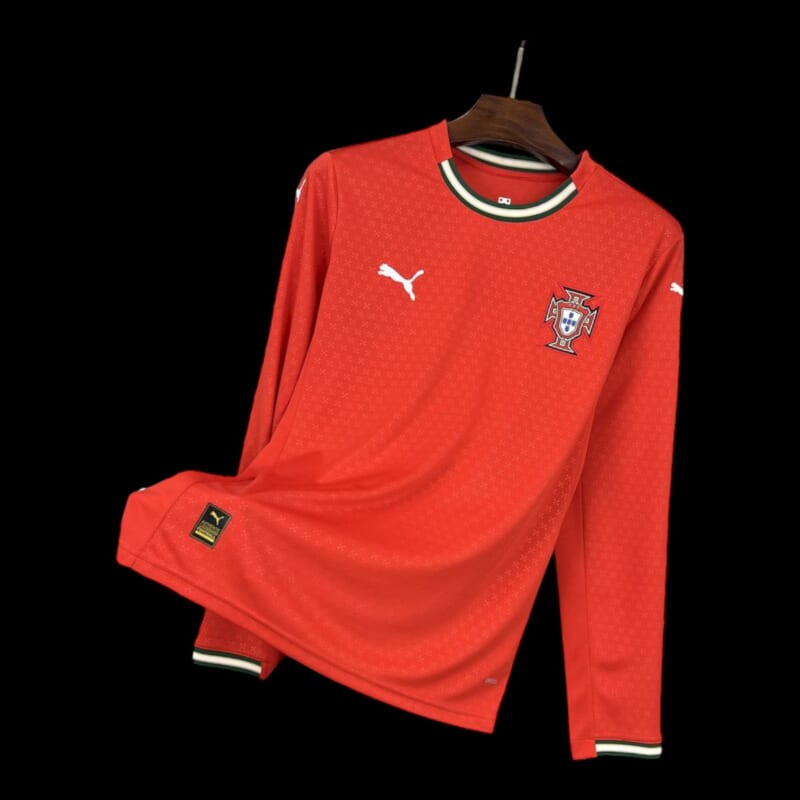 Portugal Maillot Domicile Manches Longues 25/26
