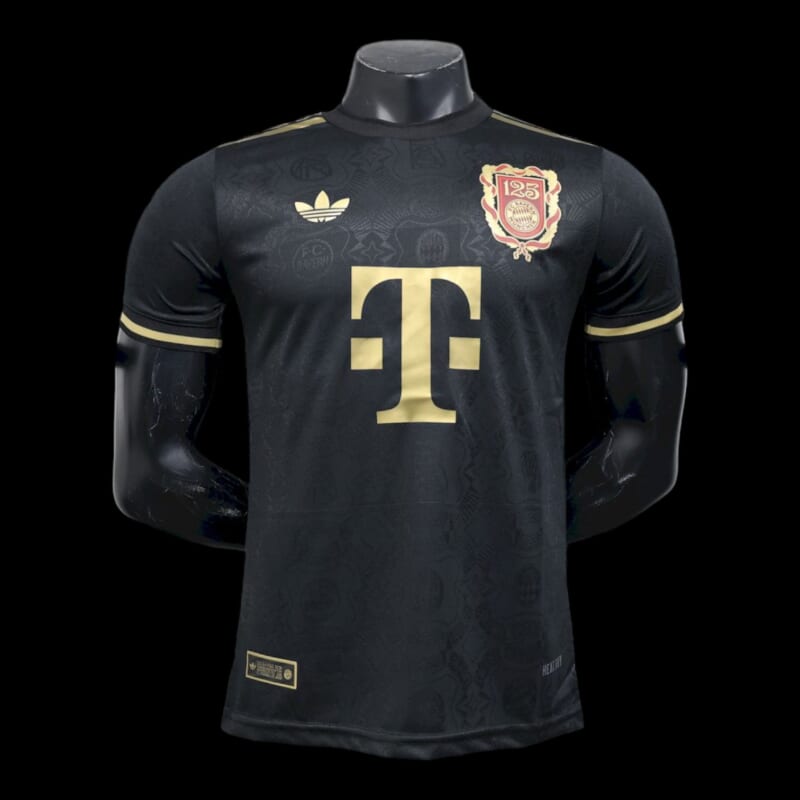 Bayern Munich Maillot 125th Anniversary Noir - Version Player