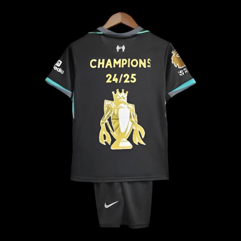 Liverpool Maillot Extérieur CHAMPIONS 24/25- Enfant – Image 2