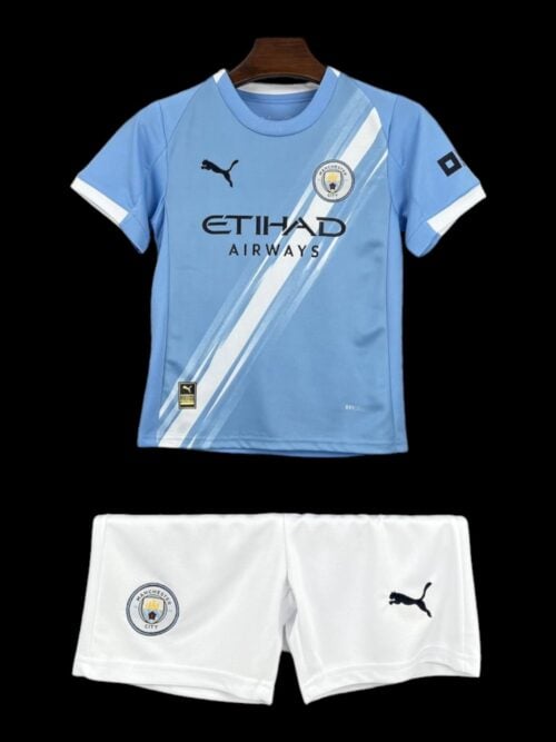 Manchester City Maillot Domicile 25/26 - Enfant