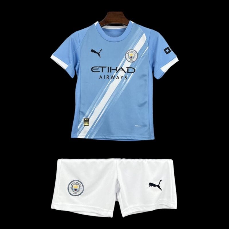 Manchester City Home Jersey 25/26 - Niño