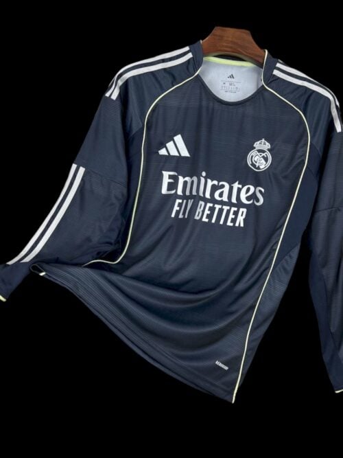Real Madrid Away Long-Sleeved Jersey 25/26