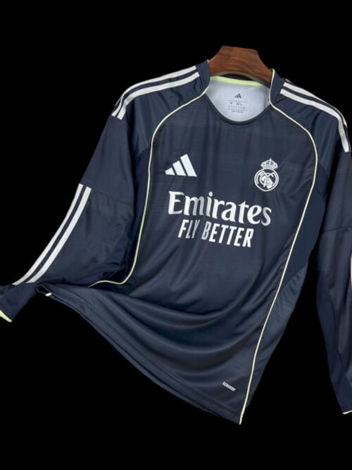 Real Madrid Maillot Extérieur 25/26 - Manches Longues