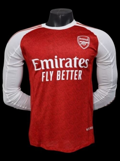 Arsenal Maillot Manches Longues Domicile 25/26 - Version Player