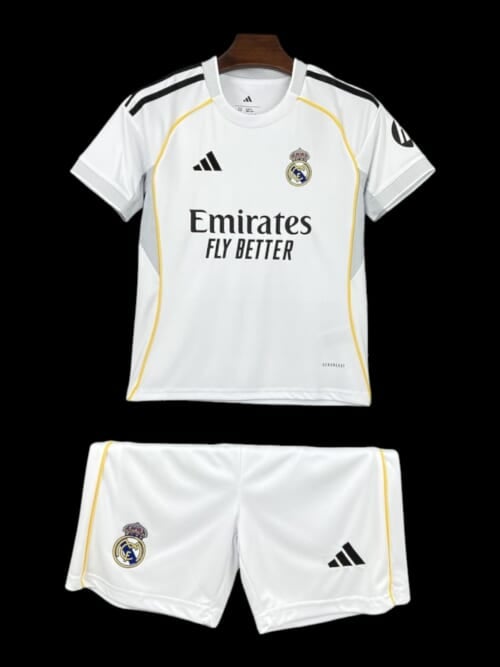 Real Madrid Maillot Domicile 25/26 - Enfant