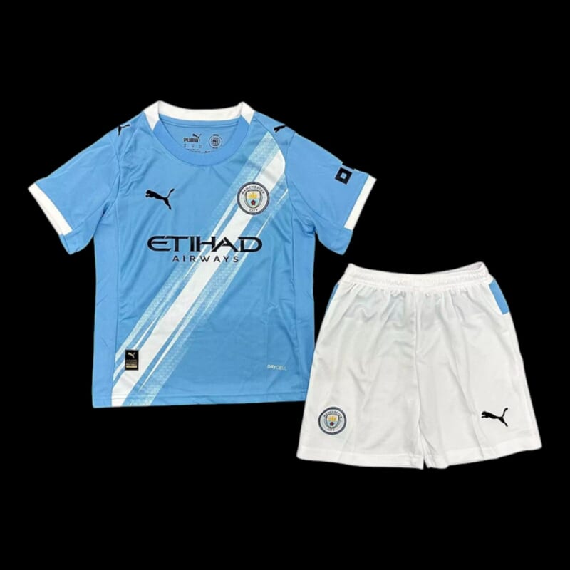 Manchester City Maillot Domicile 25/26 - Enfant