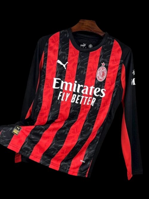 Milan AC jersey mangas largas local 25/26