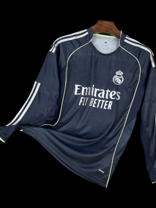 Real Madrid Maillot Extérieur 25/26 - Manches Longues