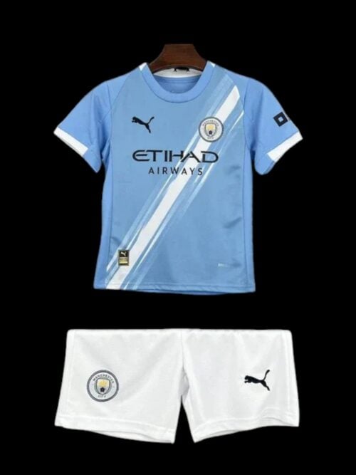 Manchester City Jersey Local 25/26 - Niño