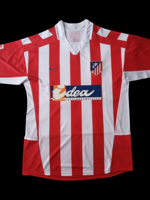 Atletico Madrid Maillot Domicile Rétro 2002/03