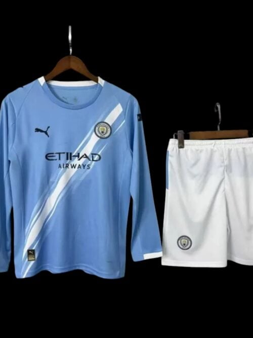 Manchester City Jersey de manga larga Local 25/26 - Niño
