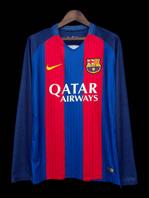 Barcelone Maillot Manches Longues Rétro 14/15