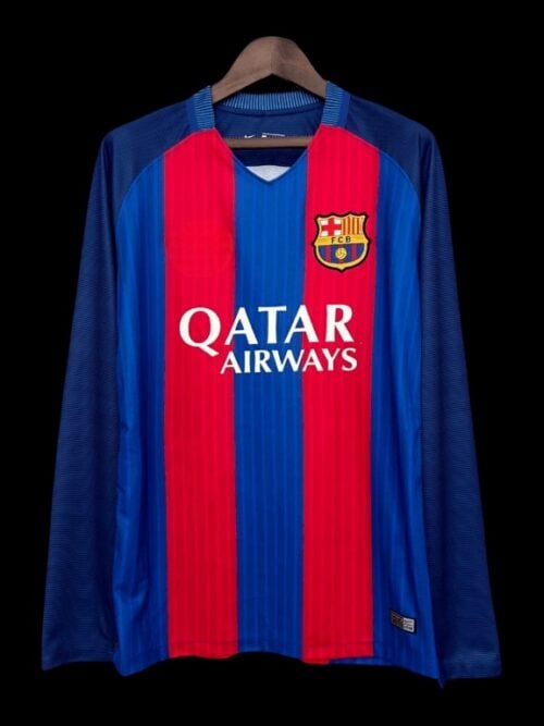Barcelone Maillot Manches Longues Rétro 14/15