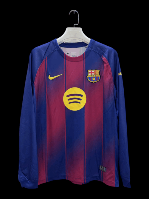Barcelone Maillot Manches Longues Domicile 25/26