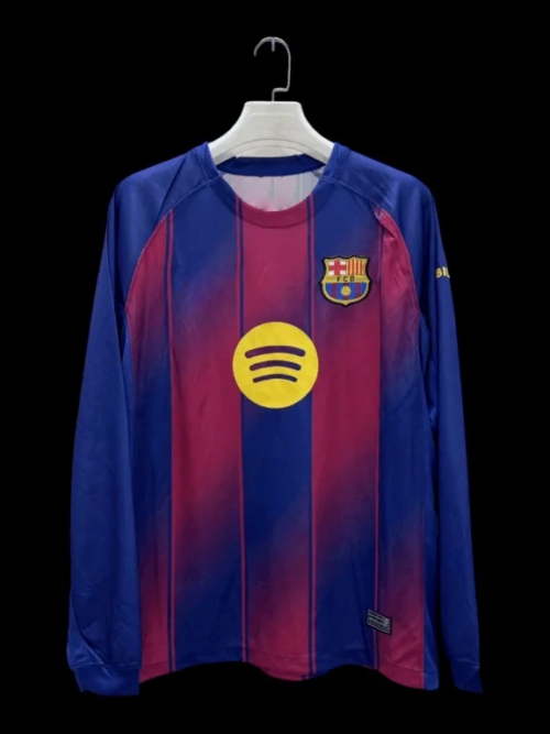Maglia a maniche lunghe Barcelona Home 25/26
