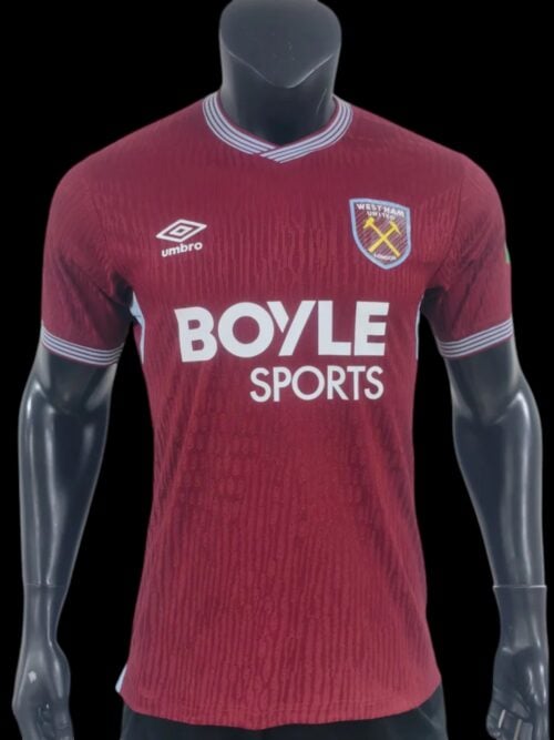 West Ham Home Jersey 25/26 - Player Version