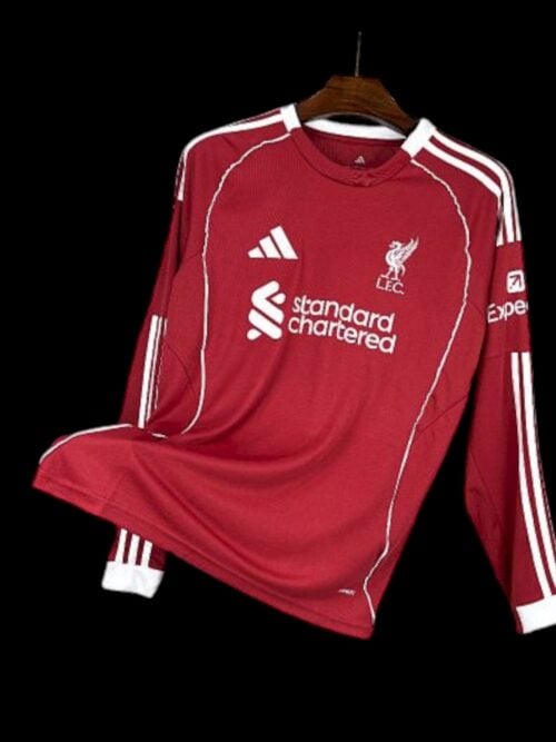 Liverpool jersey de manga larga local 25/26