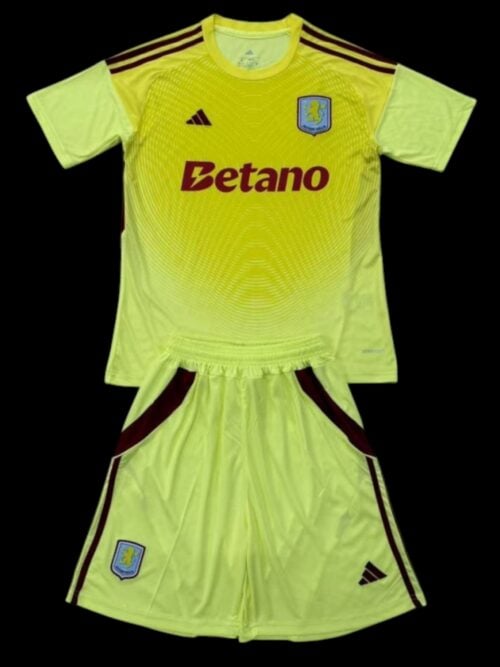 Aston Villa jersey de portero 25/26 - Infantil