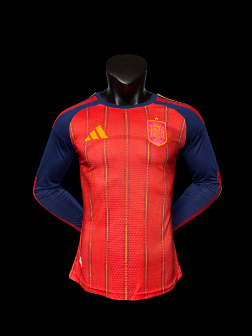 Espagne Maillot Manches Longues Domicile 26/27 - Version Player